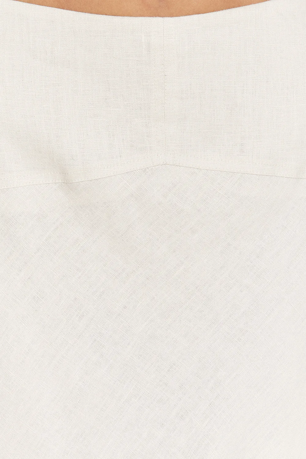 TYRA CREAM LINEN MIDI SKIRT sold by Dissh product image thumbnail 5