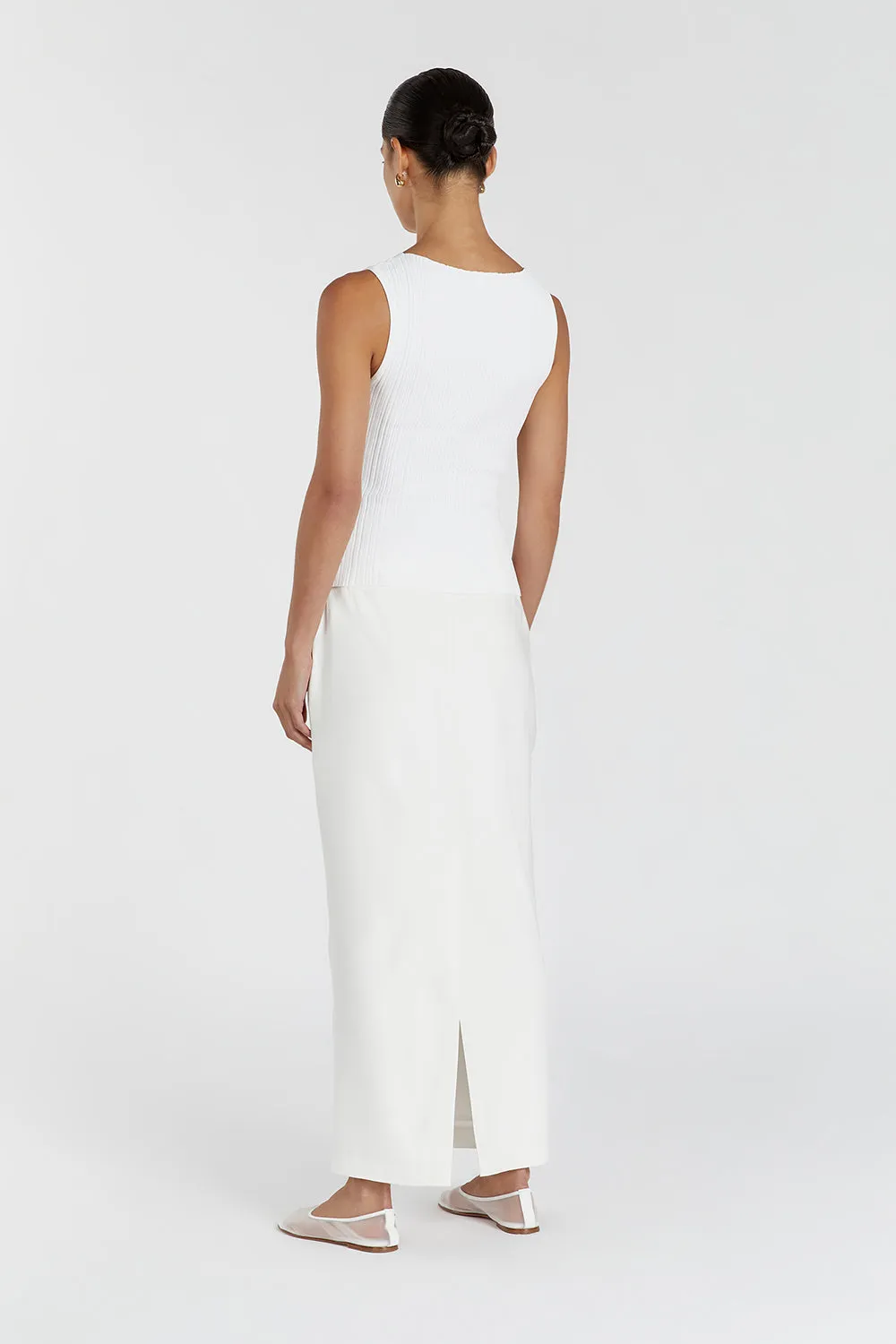 SIENNA OFF WHITE KNIT TANK sold by Dissh product image thumbnail 4