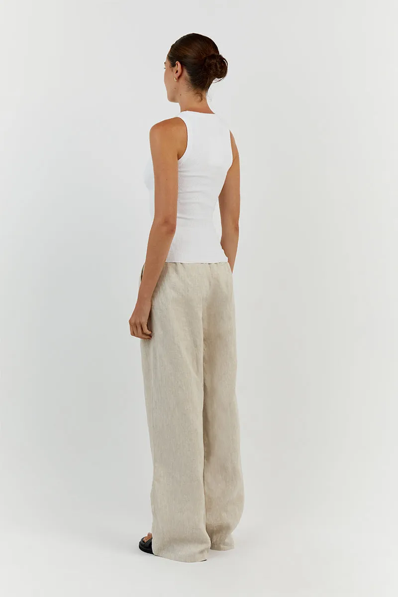 JENNA WHITE KNIT TANK sold by Dissh product image thumbnail 4