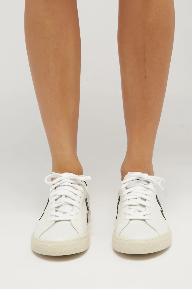 VEJA ESPLAR LEATHER WHITE BLACK sold by Dissh product image thumbnail 2