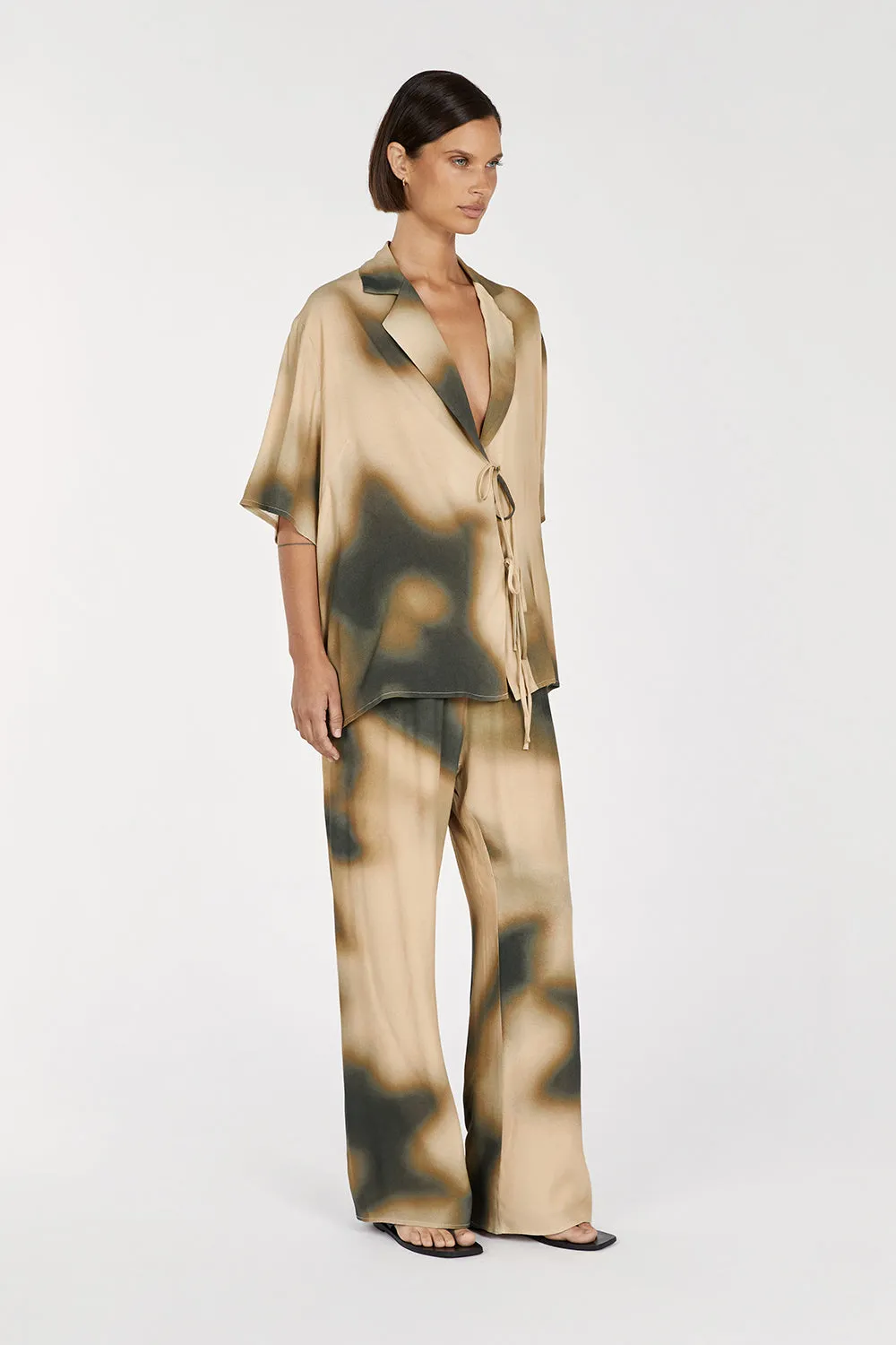 HENLEY TIE FRONT SHIRT sold by Dissh product image thumbnail 3