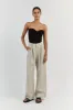 ANIKA TWISTED BLACK KNIT TOP sold by Dissh