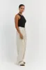 JENNA BLACK KNIT TANK sold by Dissh