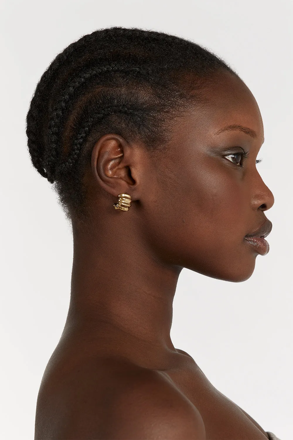 PORTER SNAIL GOLD EARRINGS sold by Dissh product image thumbnail 3