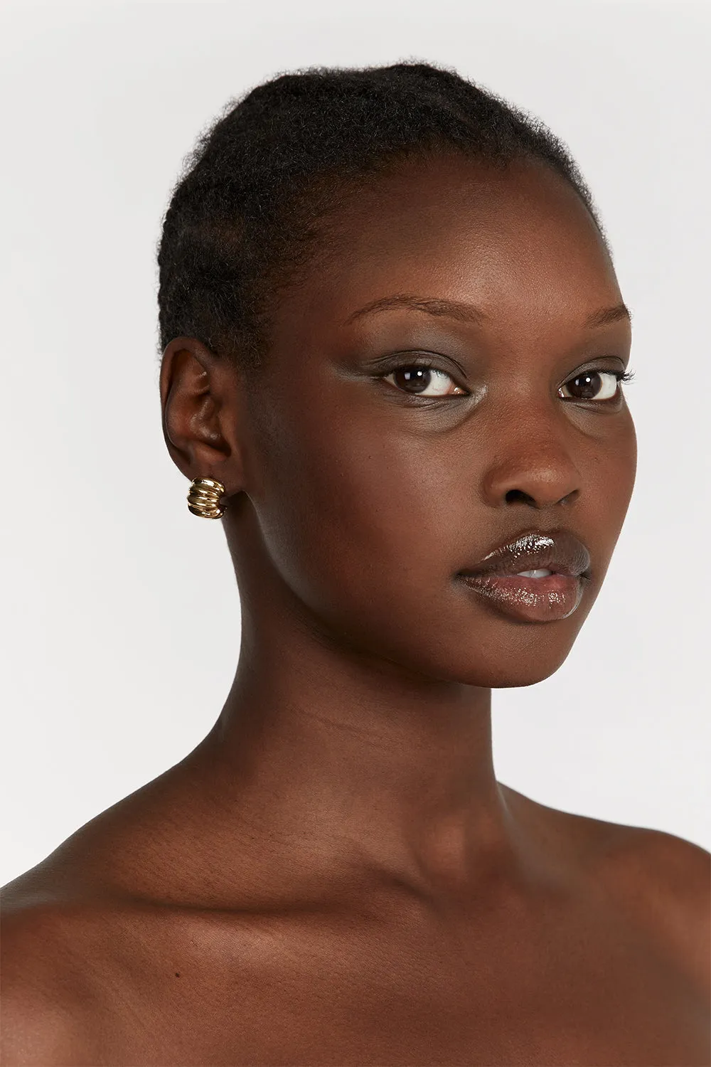 PORTER SNAIL GOLD EARRINGS sold by Dissh product image thumbnail 2