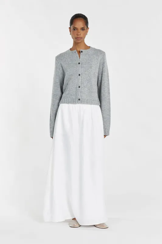 FOSTER SILVER MARLE KNIT CARDIGAN sold by Dissh