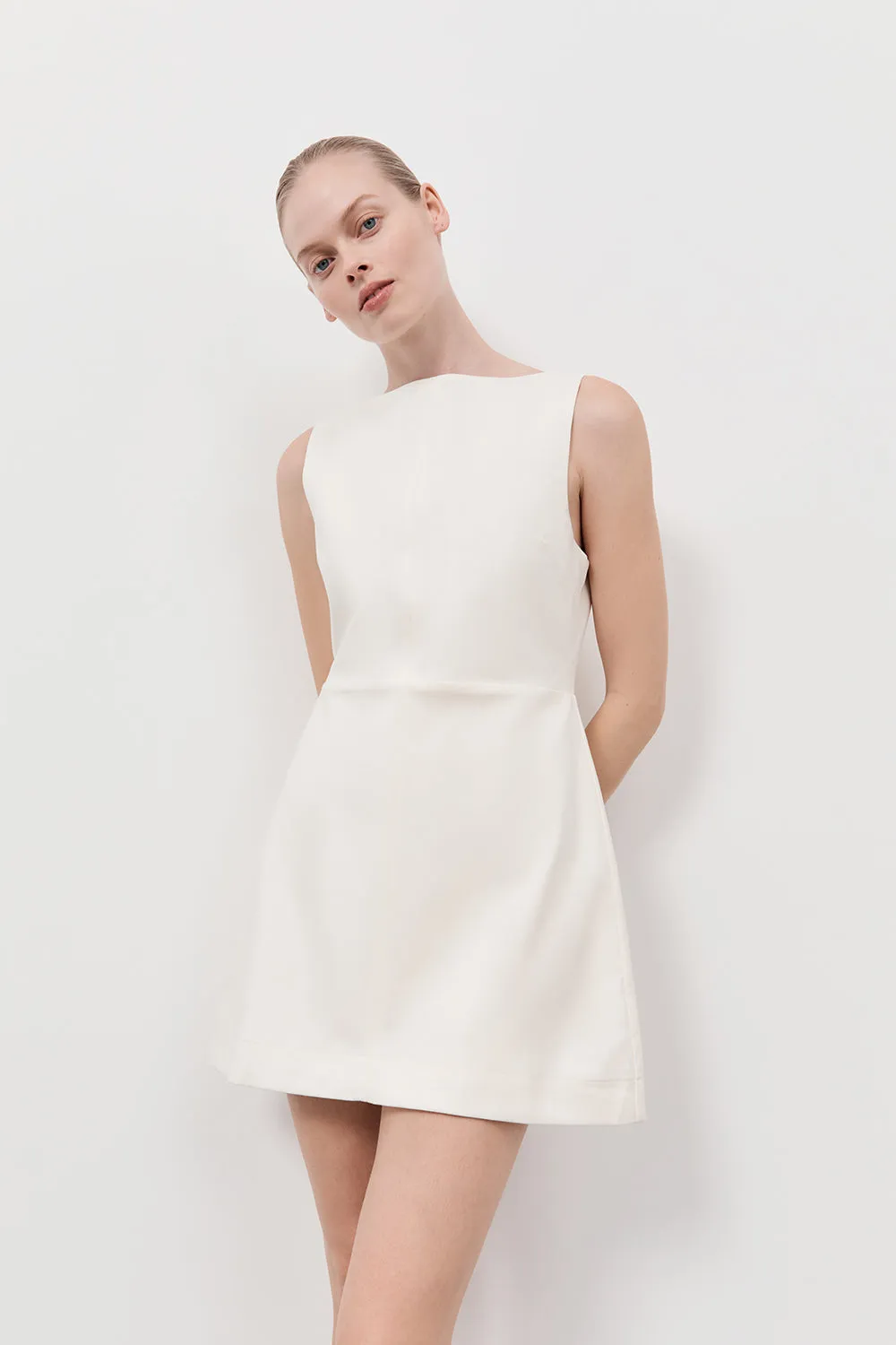 SOHO CREAM PLAYSUIT sold by Dissh