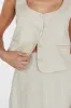 ROBERTS NATURAL LINEN MIDI SKIRT sold by Dissh