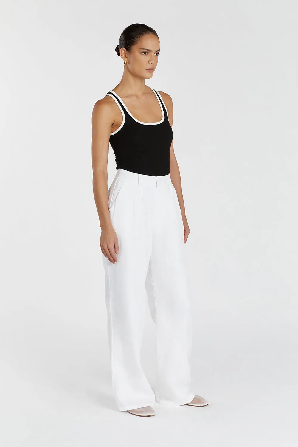 THEO BLACK CONTRAST TANK sold by Dissh product image thumbnail 3