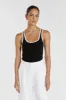 THEO BLACK CONTRAST TANK sold by Dissh