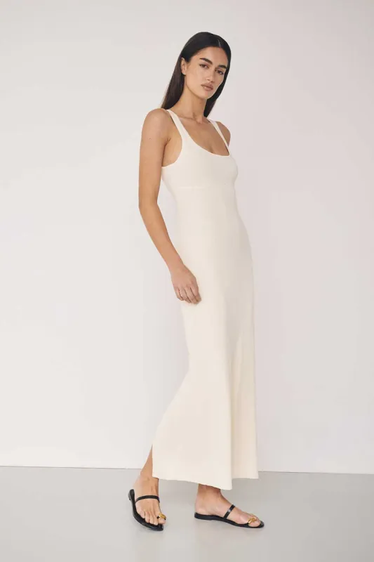 MILO LEMON KNIT MAXI DRESS sold by Dissh