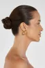 LUV AJ GIA GOLD EARRINGS sold by Dissh