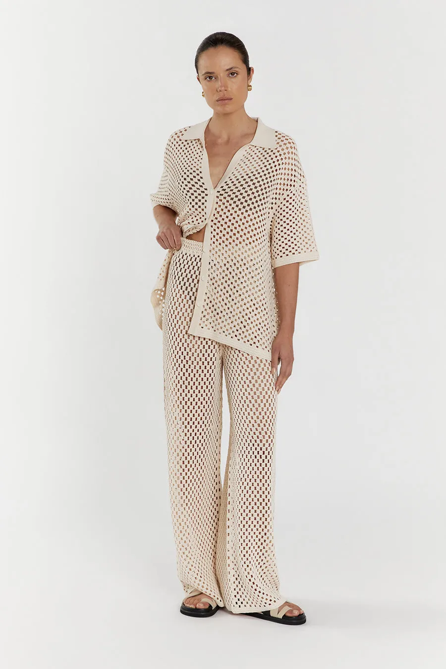 SONNY NATURAL CROCHET PANT sold by Dissh product image thumbnail 2