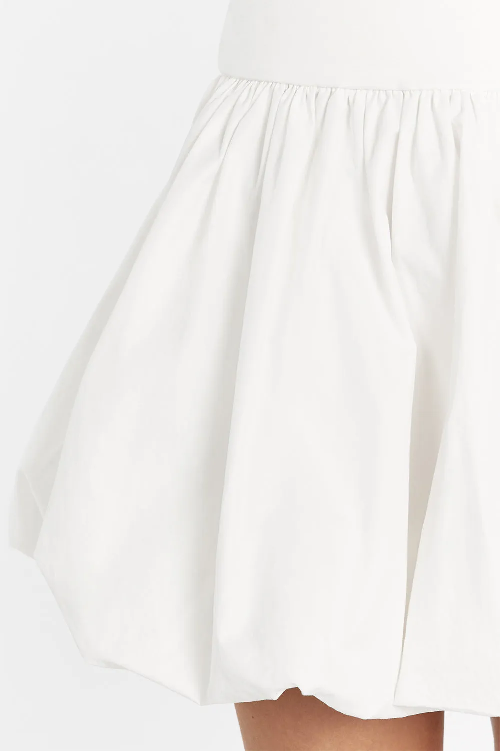 LULA WHITE BUBBLE MINI DRESS sold by Dissh product image thumbnail 5