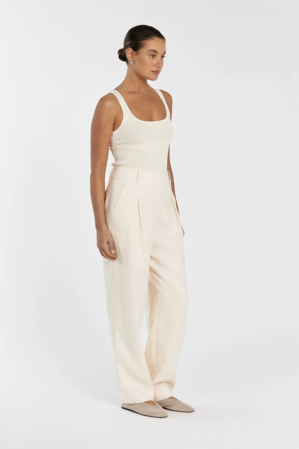 MILO LEMON SLEEVELESS KNIT TOP sold by Dissh product image thumbnail 3