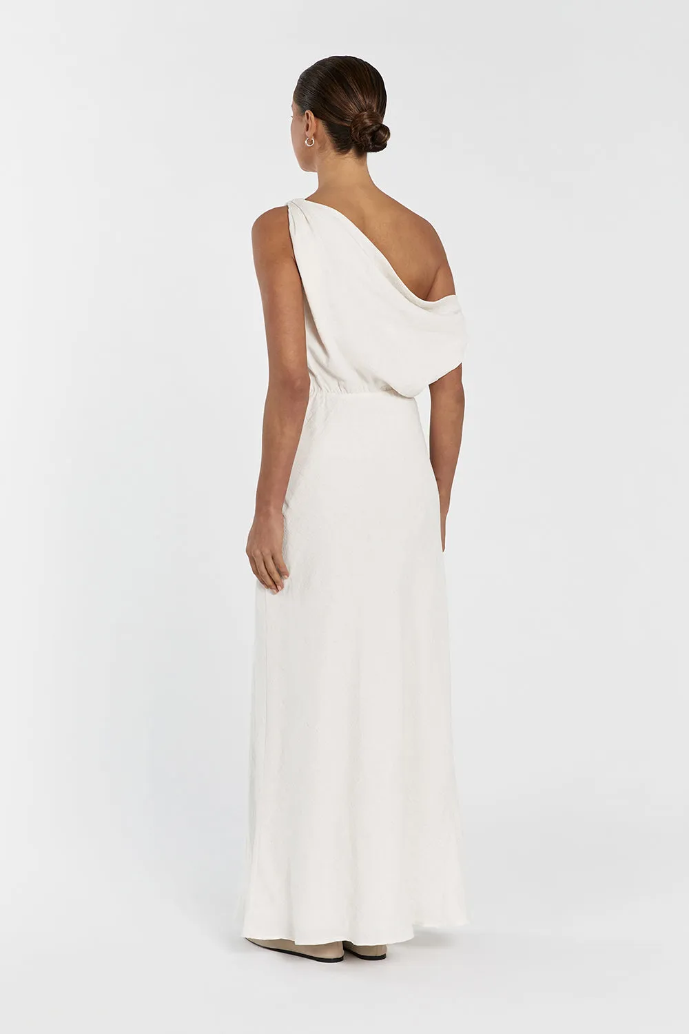 JOLIE CREAM MARLE MIDI DRESS sold by Dissh product image thumbnail 4