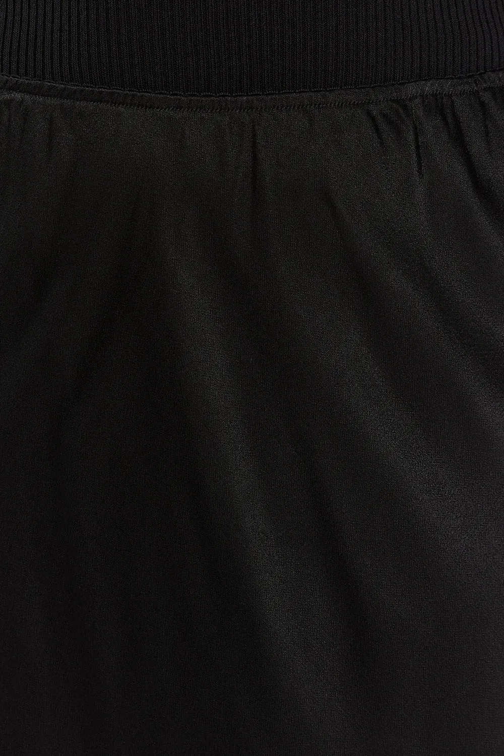 EMELIA BLACK SATIN MIDI SKIRT sold by Dissh product image thumbnail 5