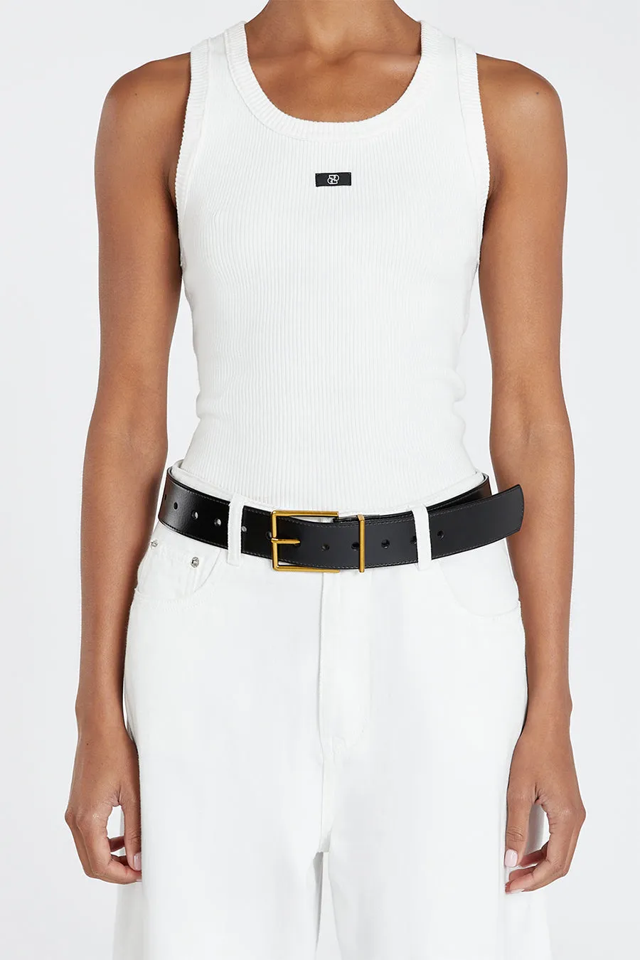HUDSON BLACK LEATHER BELT sold by Dissh product image thumbnail 4