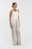 EVE CHALK SATIN PANT sold by Dissh