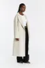 MATILDA BONE WOOL FELT COAT sold by Dissh