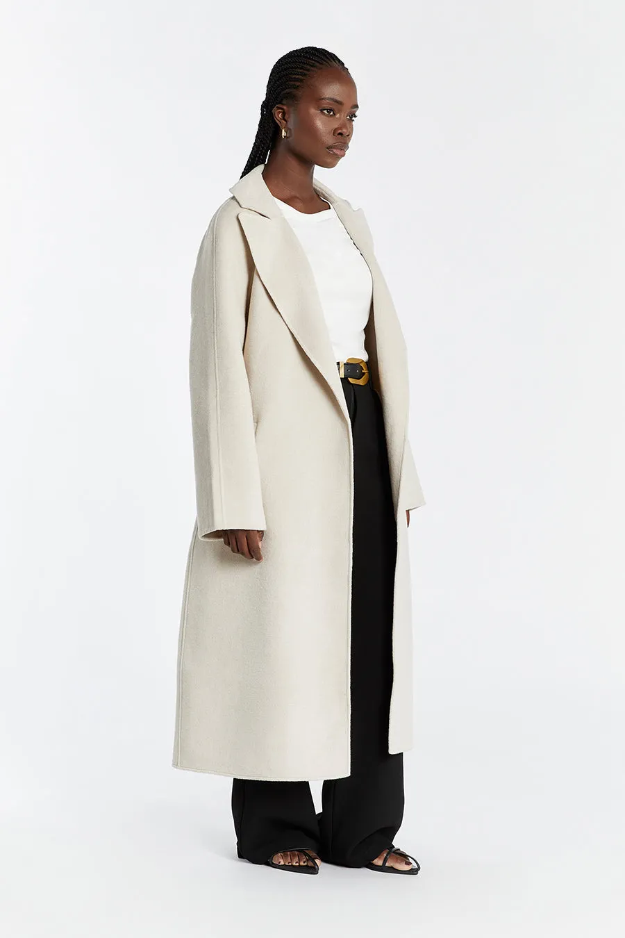 MATILDA BONE WOOL FELT COAT sold by Dissh product image thumbnail 3