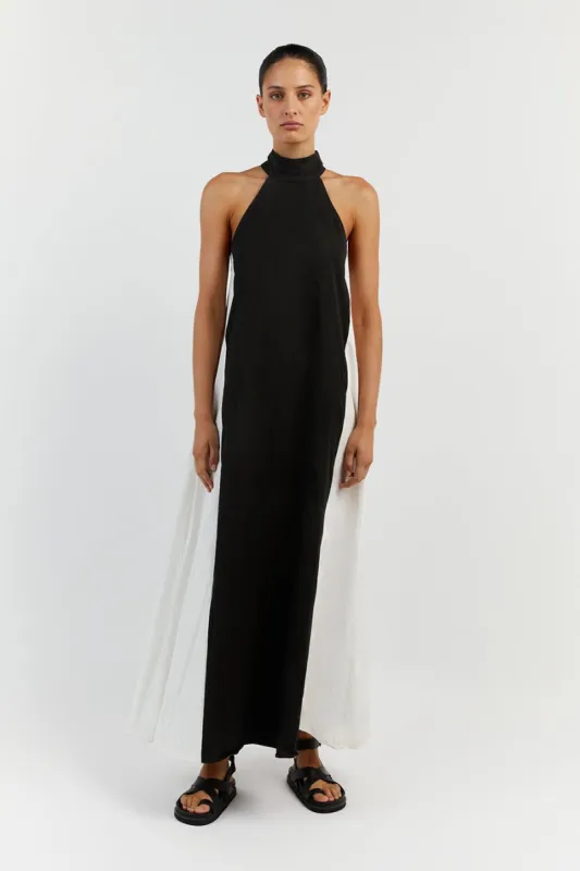 AURORA COTTON TWO TONE MIDI DRESS sold by Dissh