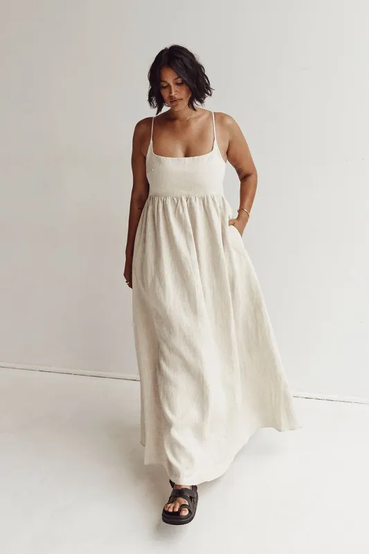 MAEVE WHITE MIDI DRESS | Parallel