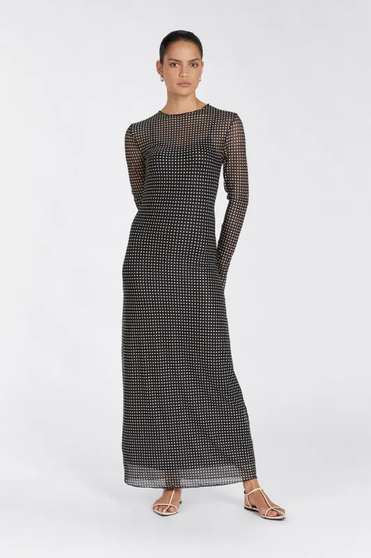 HUDSON BLACK SLEEVED MIDI DRESS sold by Dissh