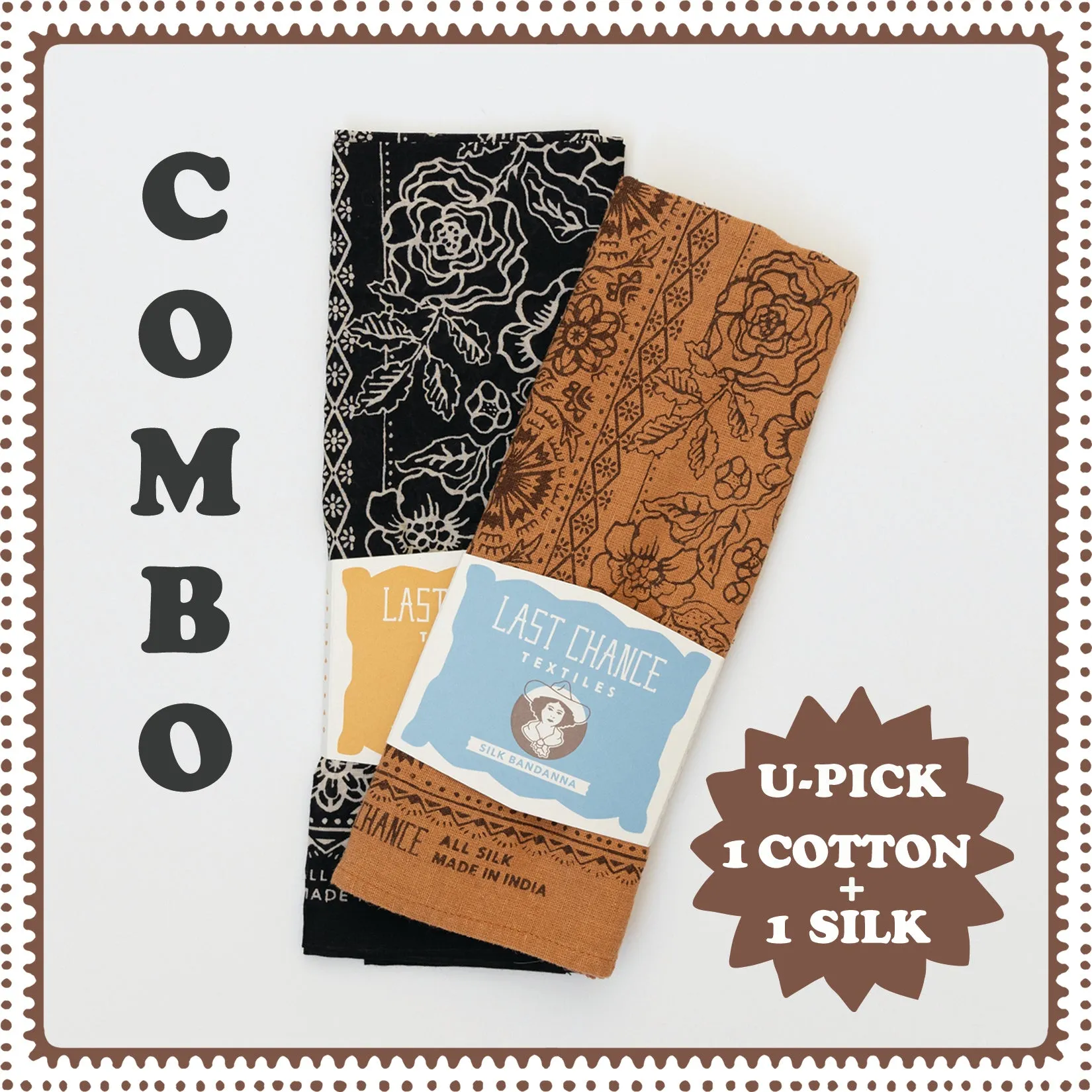 Combo: 1 Cotton + 1 Silk sold by Last Chance Textiles product image thumbnail 2
