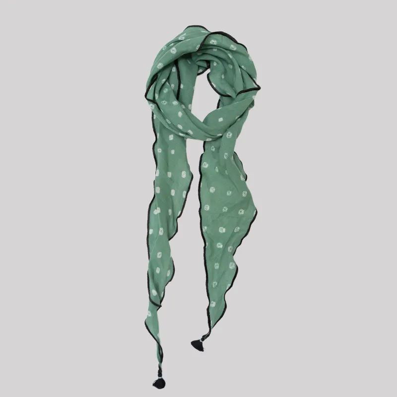 The OG Polka Dot Scarf | Soft Grass (PRE-ORDER APRIL DELIVERY) sold by Last Chance Textiles
