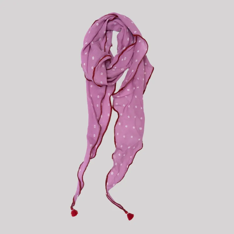 The OG Polka Dot Scarf | Dahlia (PRE-ORDER APRIL DELIVERY) sold by Last Chance Textiles