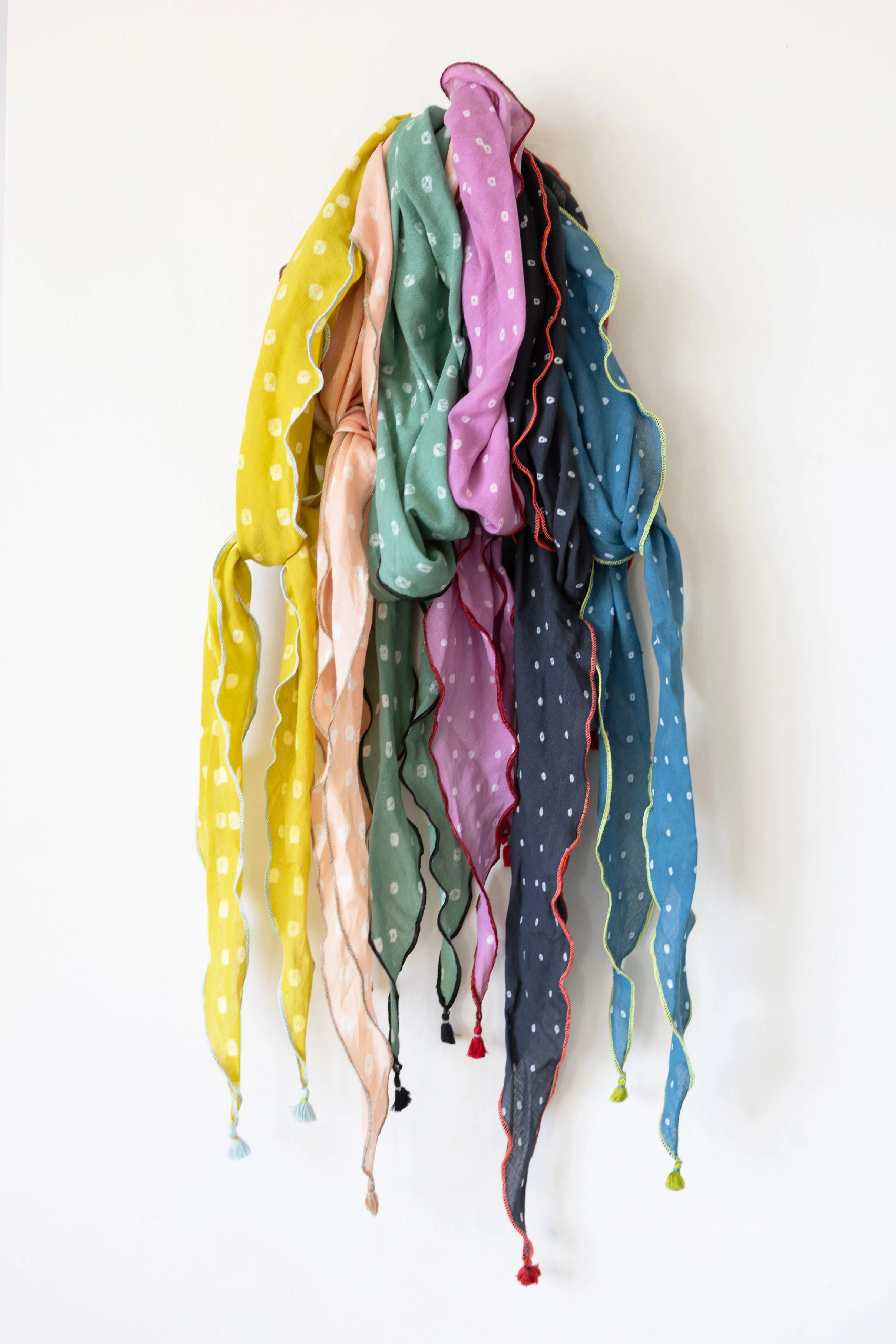 The OG Polka Dot Scarf | Dahlia (PRE-ORDER APRIL DELIVERY) sold by Last Chance Textiles product image thumbnail 5