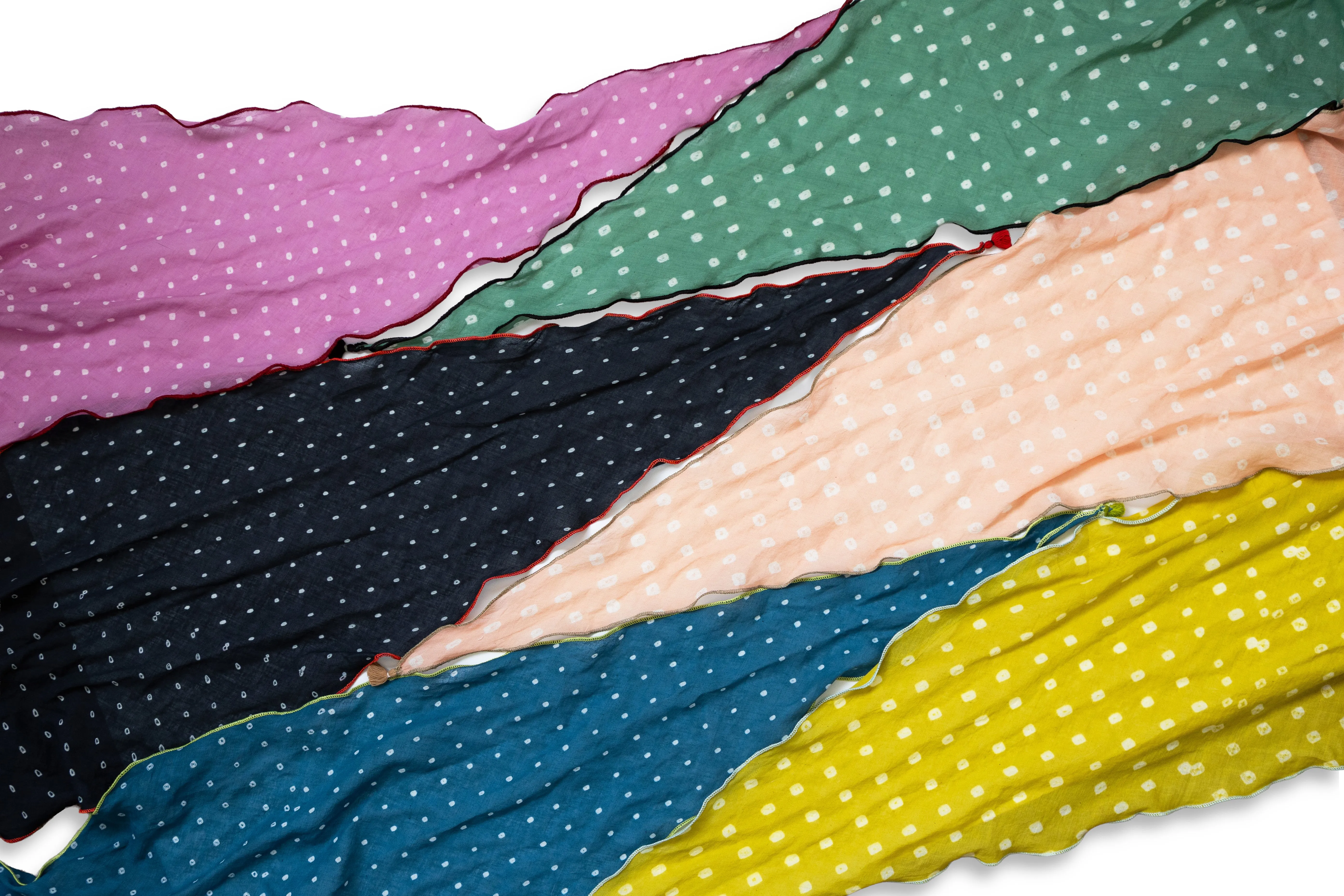 The OG Polka Dot Scarf | Black (PRE-ORDER APRIL DELIVERY) sold by Last Chance Textiles product image thumbnail 4