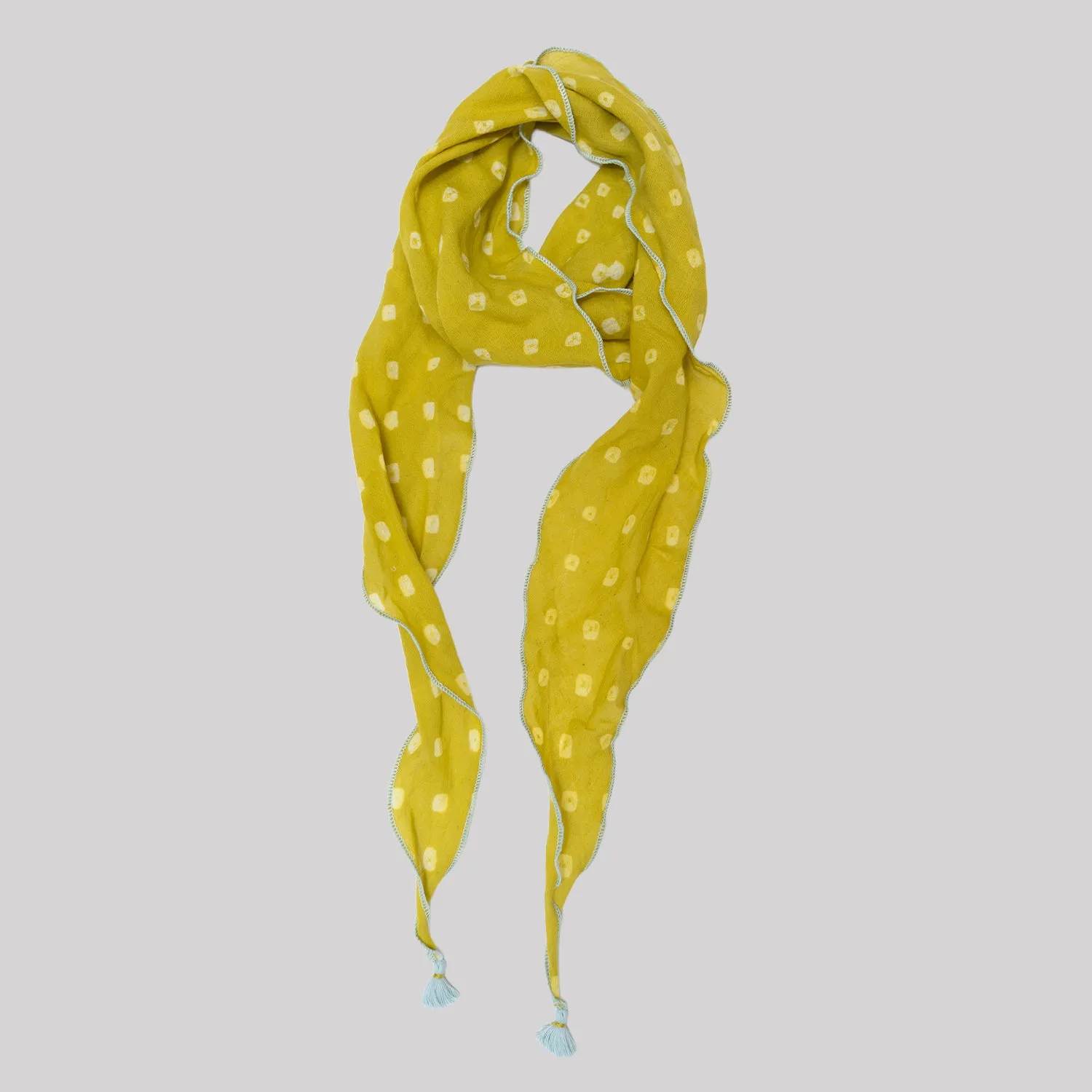 The OG Polka Dot Scarf | Lemon (PRE-ORDER APRIL DELIVERY) sold by Last Chance Textiles