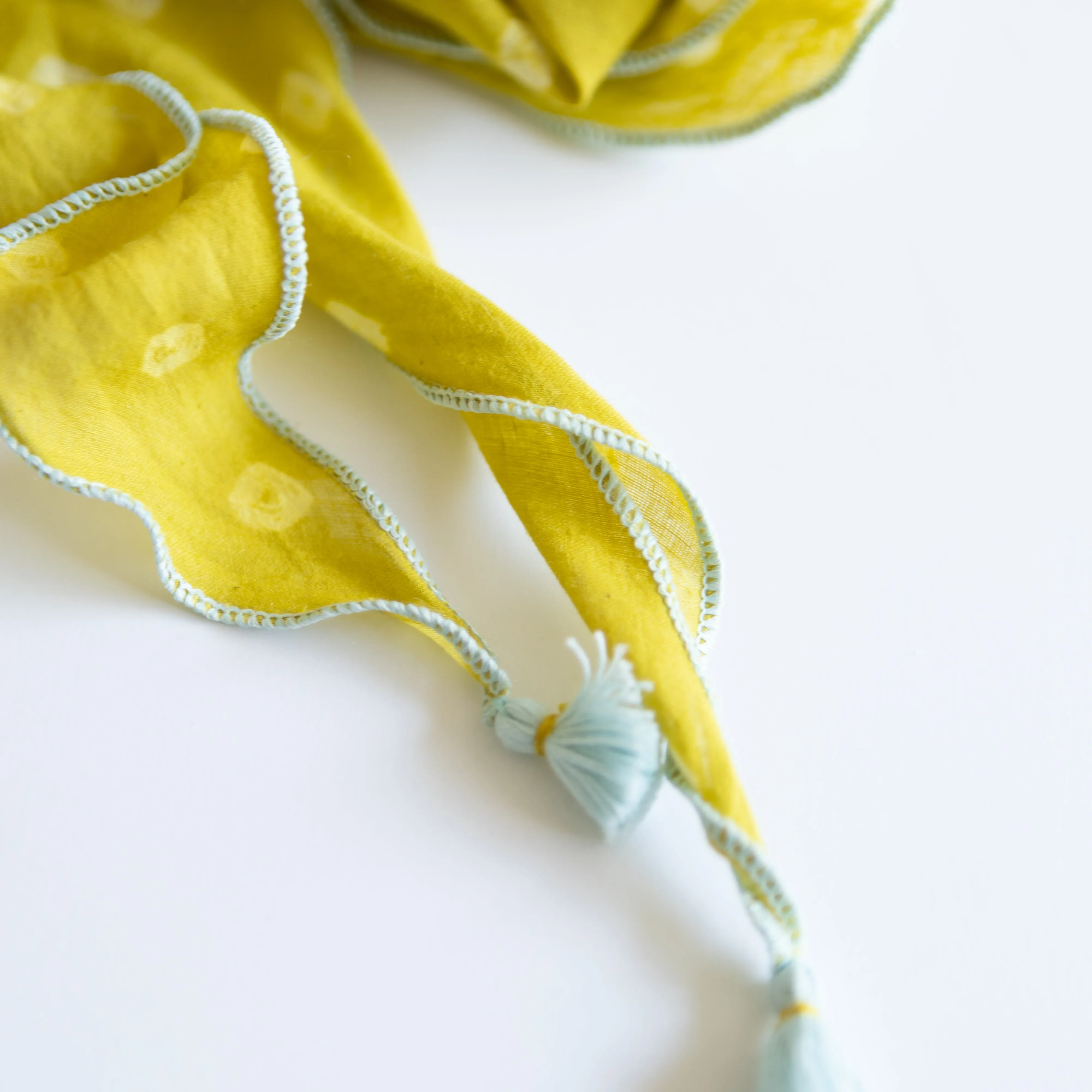 The OG Polka Dot Scarf | Lemon (PRE-ORDER APRIL DELIVERY) sold by Last Chance Textiles product image thumbnail 3
