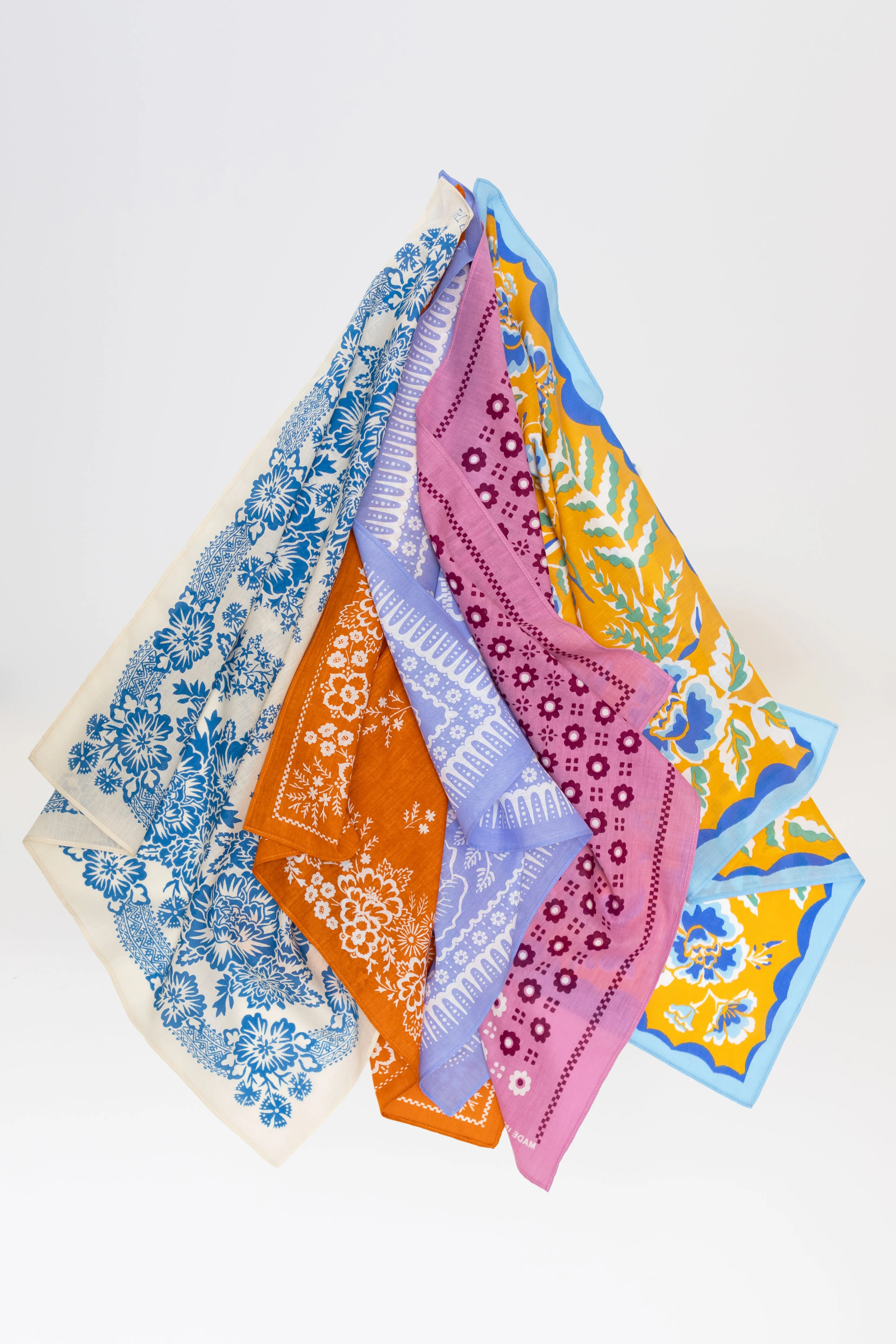 Cotton Blossom Bandana | Coastal sold by Last Chance Textiles product image thumbnail 5