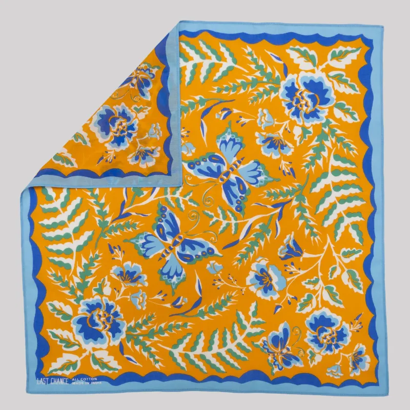 Cotton Wildwood Bandana | Marigold sold by Last Chance Textiles