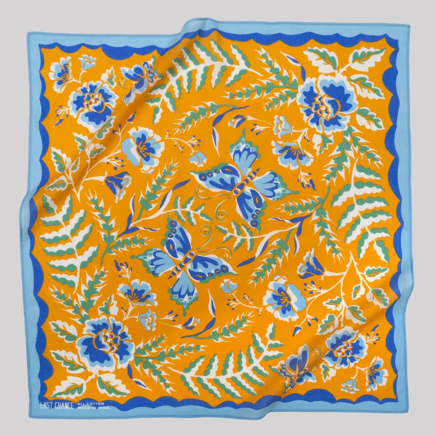 Cotton Wildwood Bandana | Marigold sold by Last Chance Textiles product image thumbnail 3