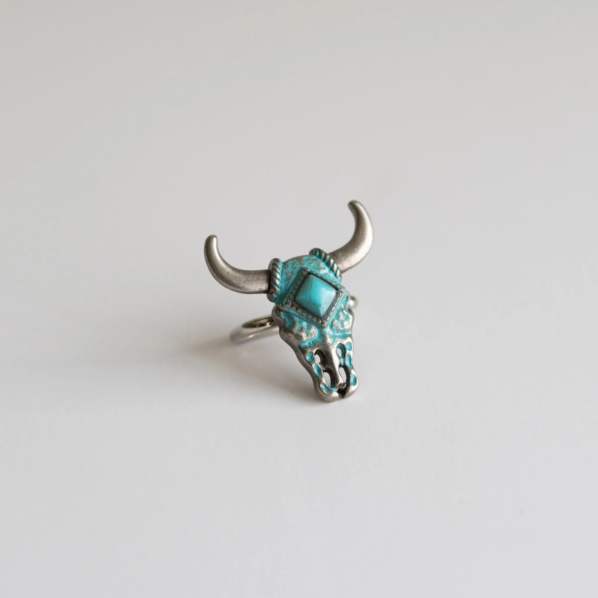 Concho Scarf Slide | Cow Skull sold by Last Chance Textiles product image thumbnail 4