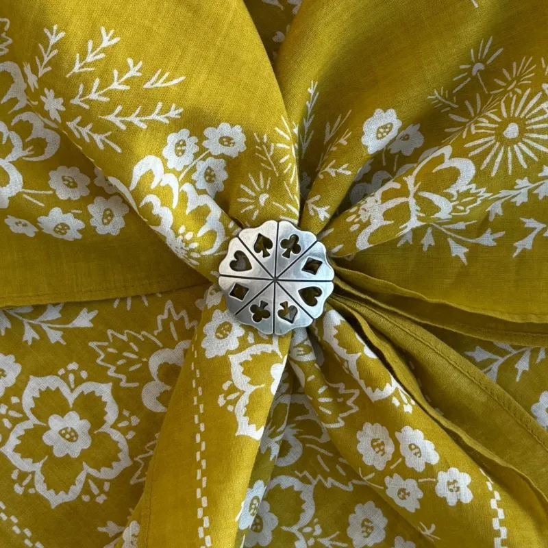 Concho Scarf Slide | Monte made by Last Chance Textiles