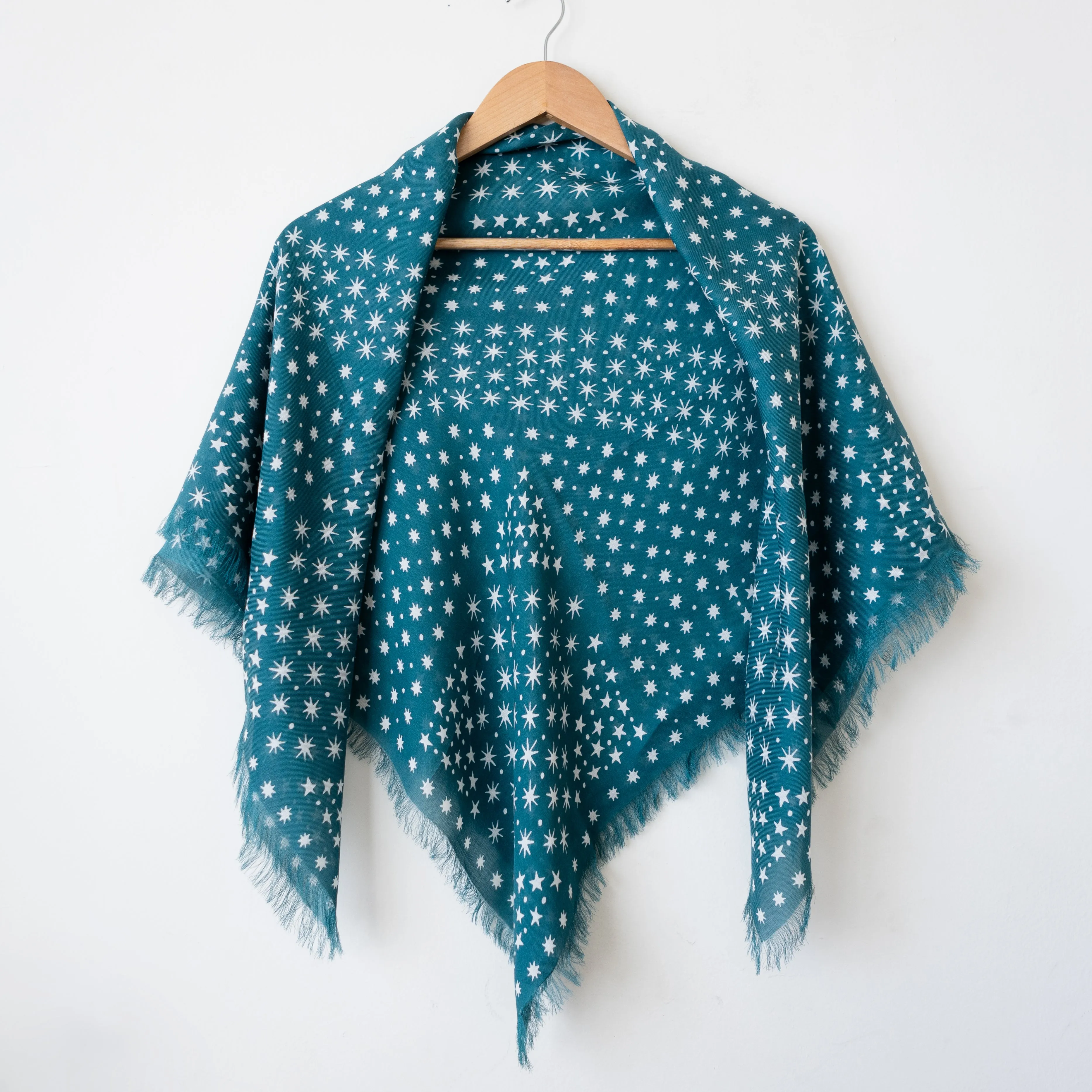 Big Honcho Bandana - Starry in Teal sold by Last Chance Textiles product image thumbnail 5