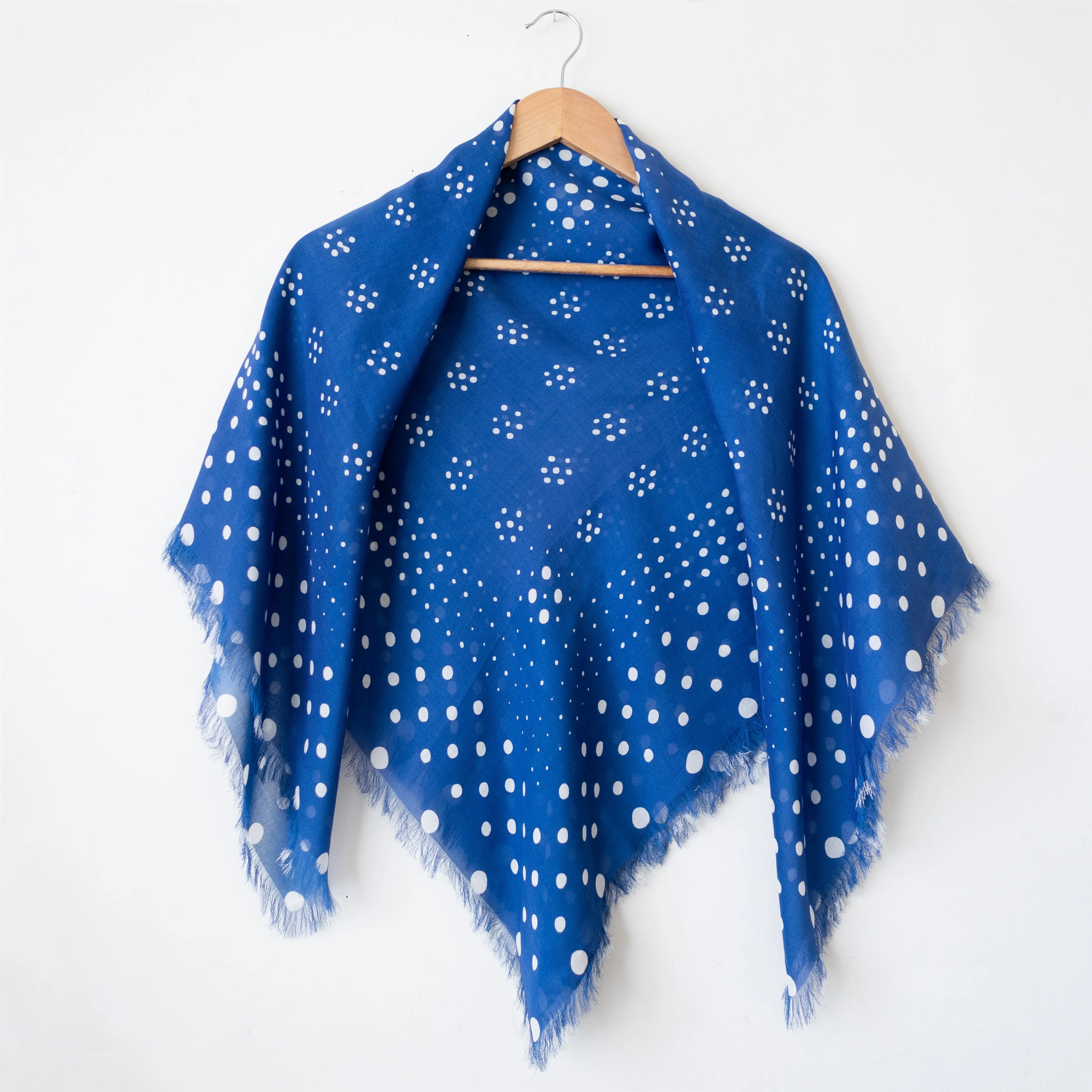 Big Honcho Bandana - Dot in Azure sold by Last Chance Textiles product image thumbnail 4