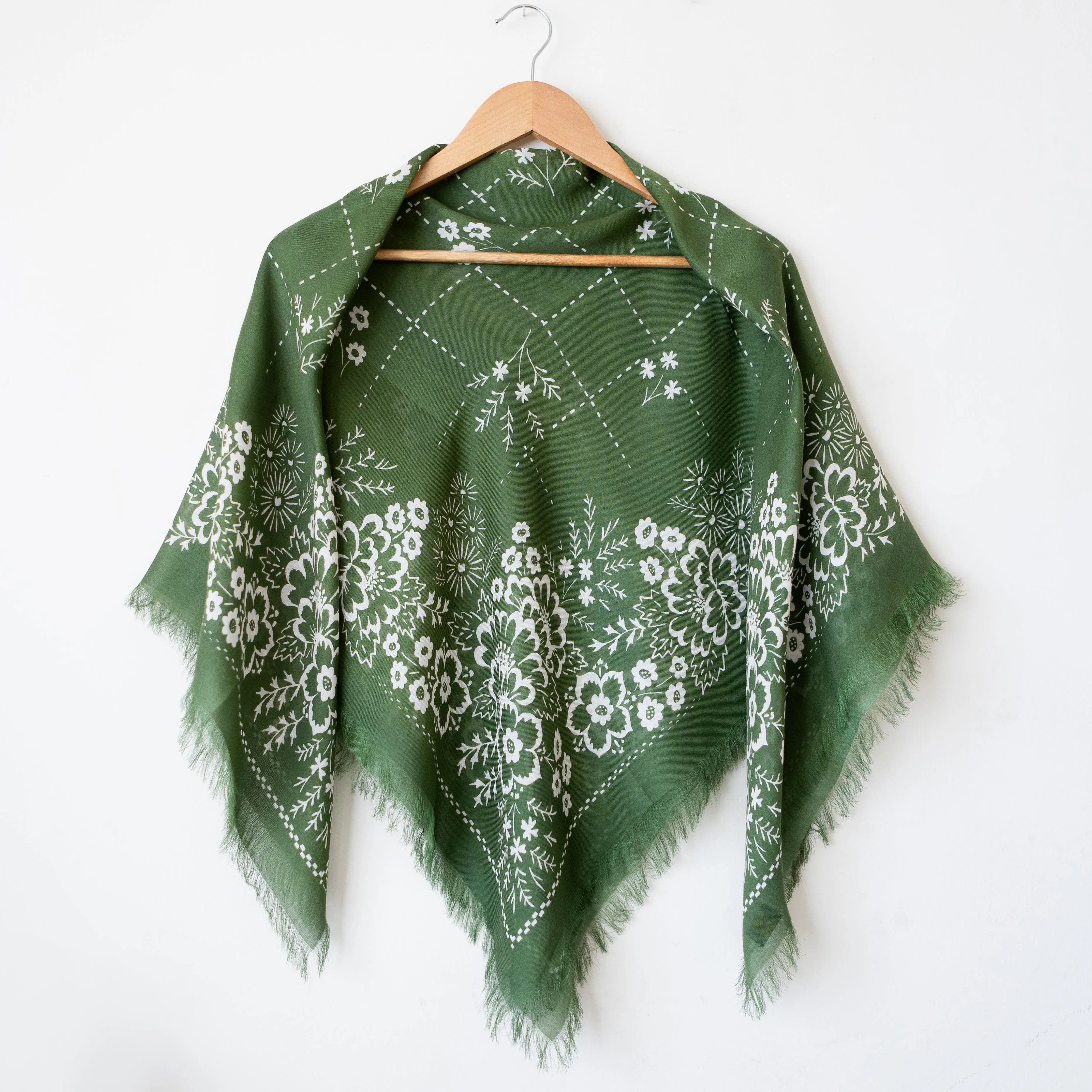 Big Honcho Bandana - Field in Olive sold by Last Chance Textiles product image thumbnail 5