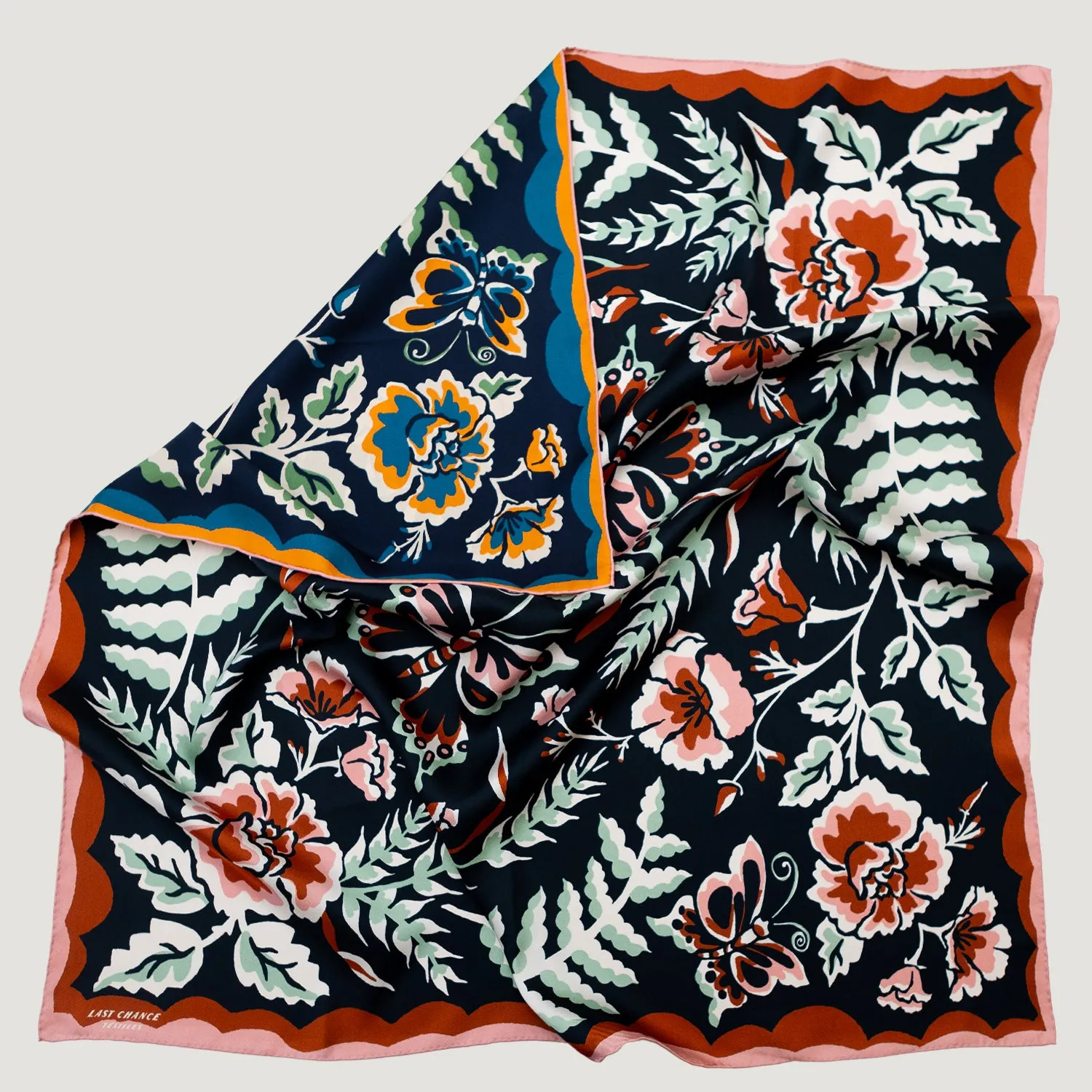 Twofer Silk Scarf - Wildwood sold by Last Chance Textiles product image thumbnail 2