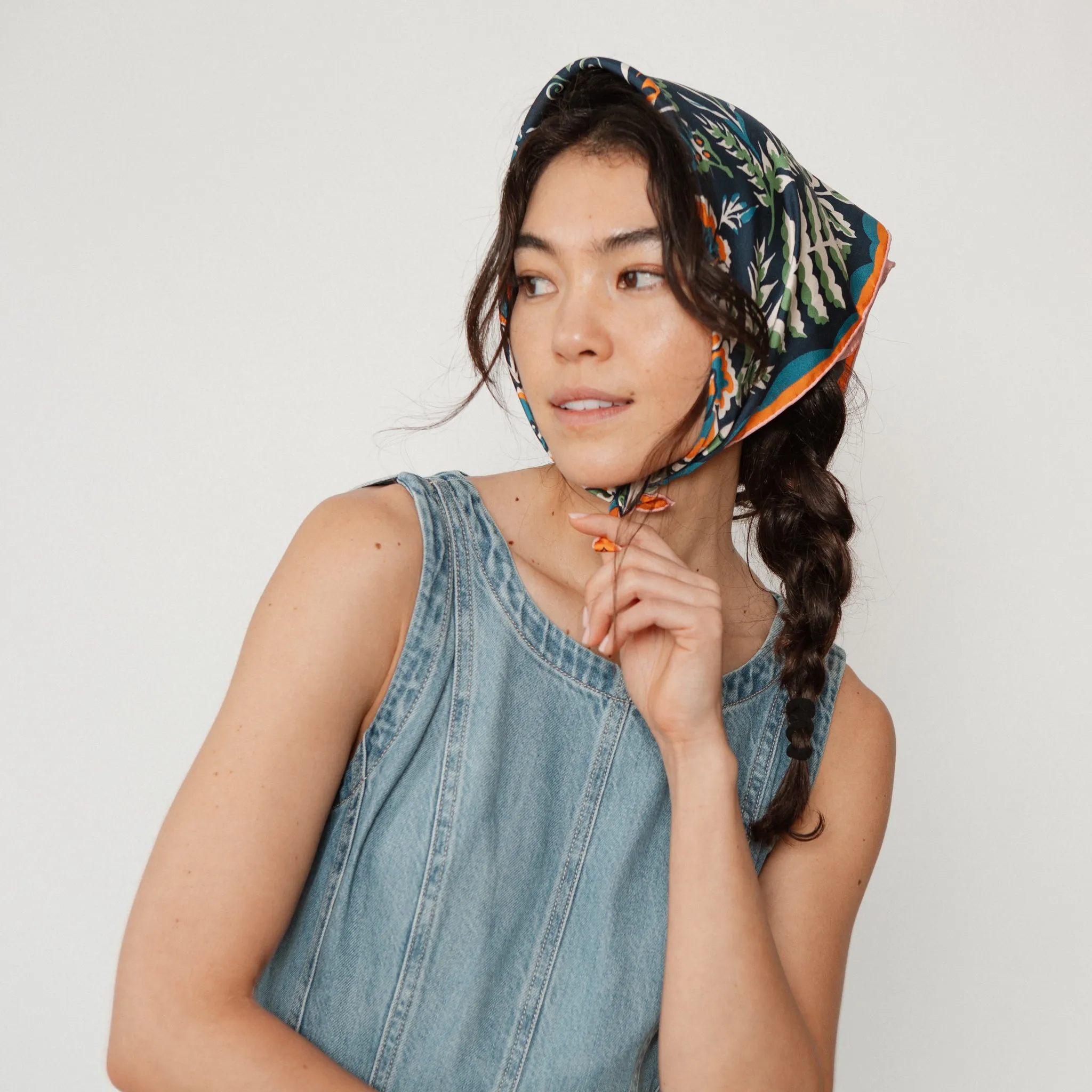 Twofer Silk Scarf - Wildwood sold by Last Chance Textiles product image thumbnail 4