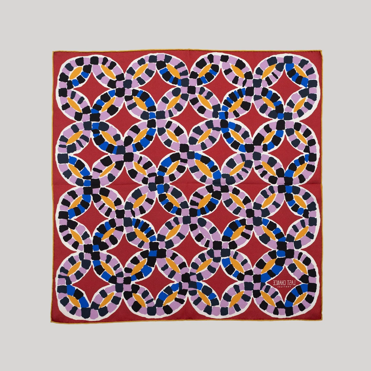 Twofer Silk Scarf - Rings Quilt sold by Last Chance Textiles product image thumbnail 4