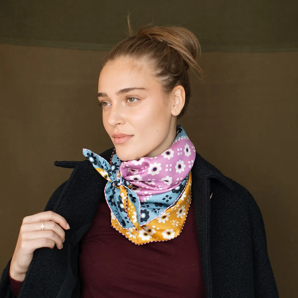 Twofer Silk Scarf - Switcheroo sold by Last Chance Textiles product image thumbnail 2