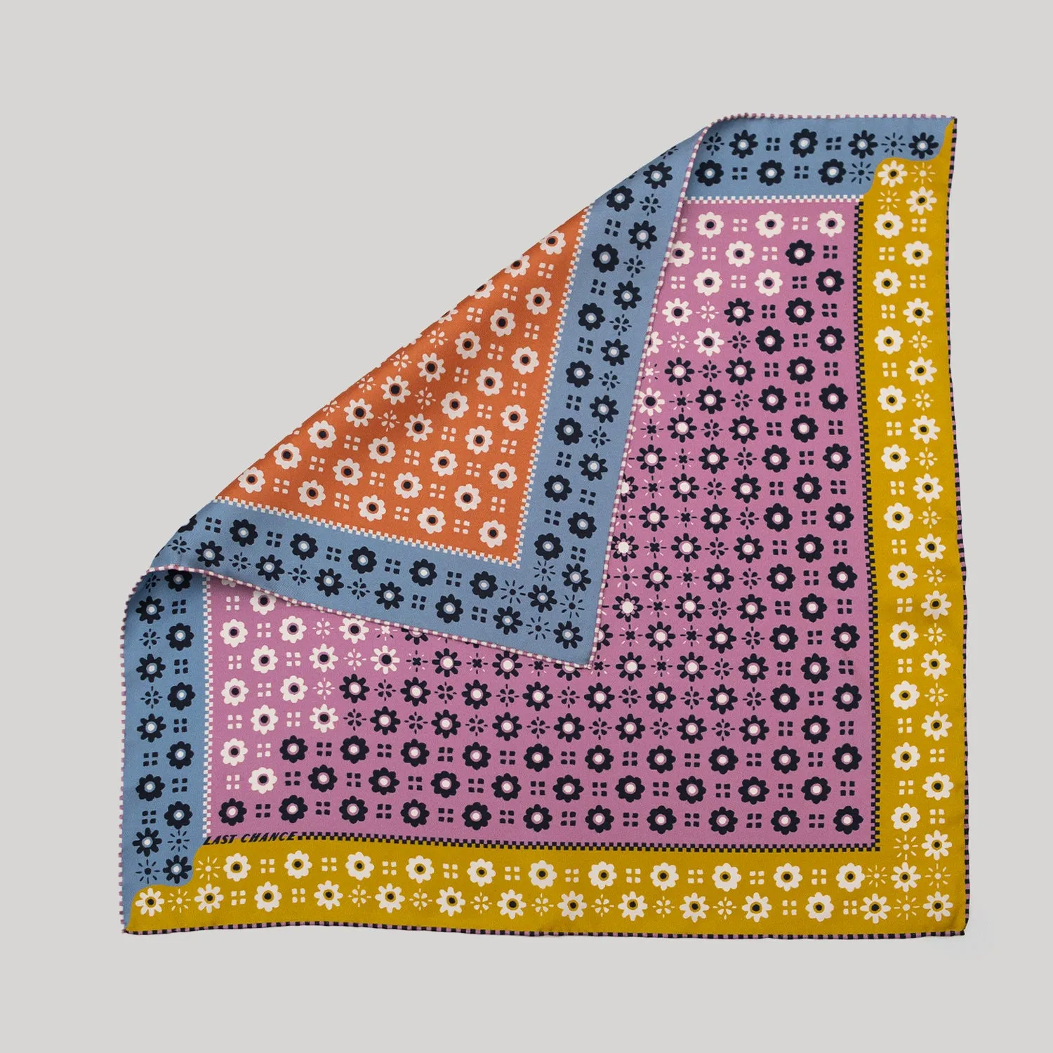 Twofer Silk Scarf - Switcheroo sold by Last Chance Textiles product image thumbnail 5