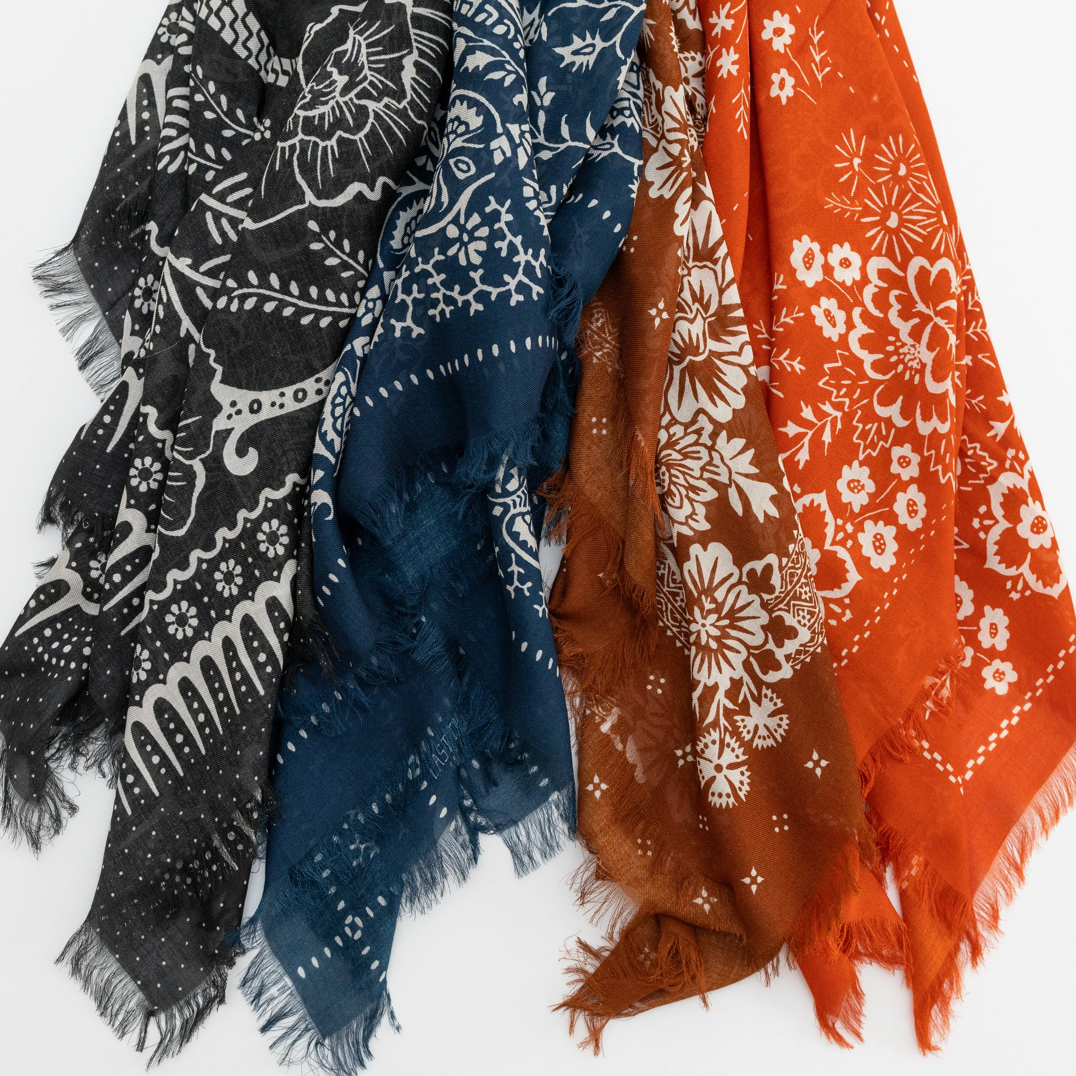 Big Honcho Bandana - Paisley in Navy sold by Last Chance Textiles product image thumbnail 5