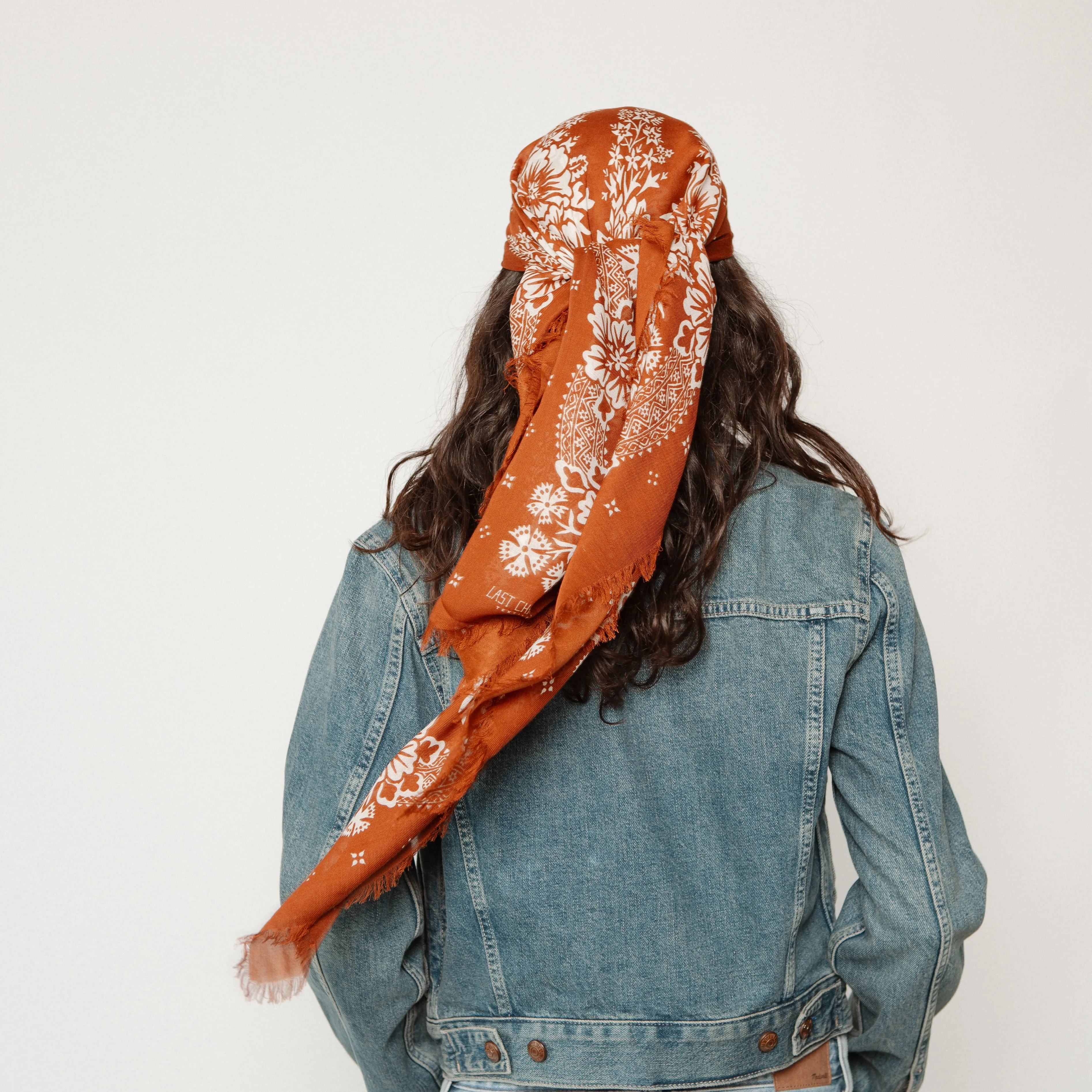 Big Honcho Bandana- Blossom in Cocoa sold by Last Chance Textiles product image thumbnail 2